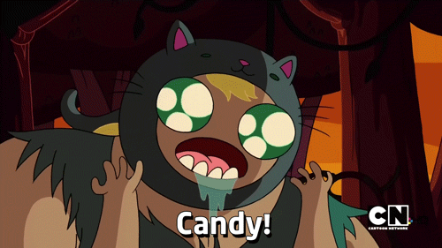 Too much candy!